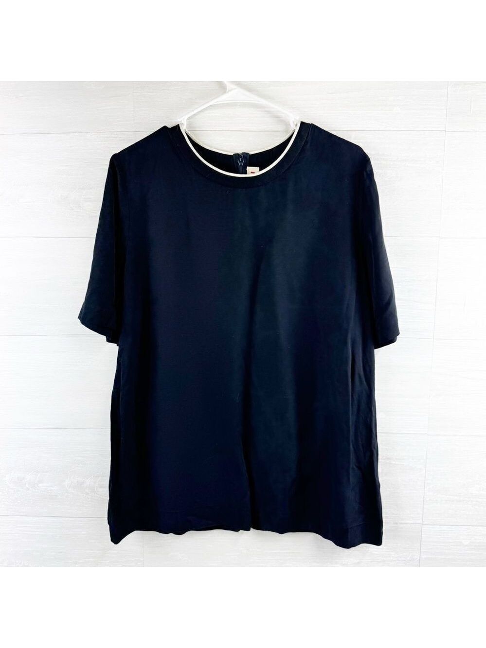 Marni Viscose Keyhole Crewneck Shift Top